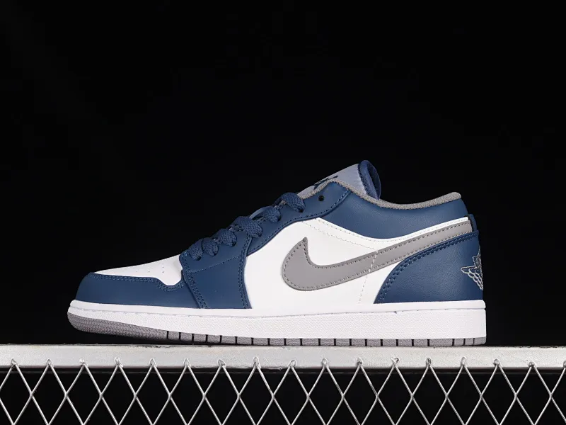 All categories Air Jordan Jordan series basketball shoes Air Jordan 1 Low Z version Air Jordan 1 Low "French Blue" AJ1 Joe 1 white blue cultural low-top casual sneakers 553558-412